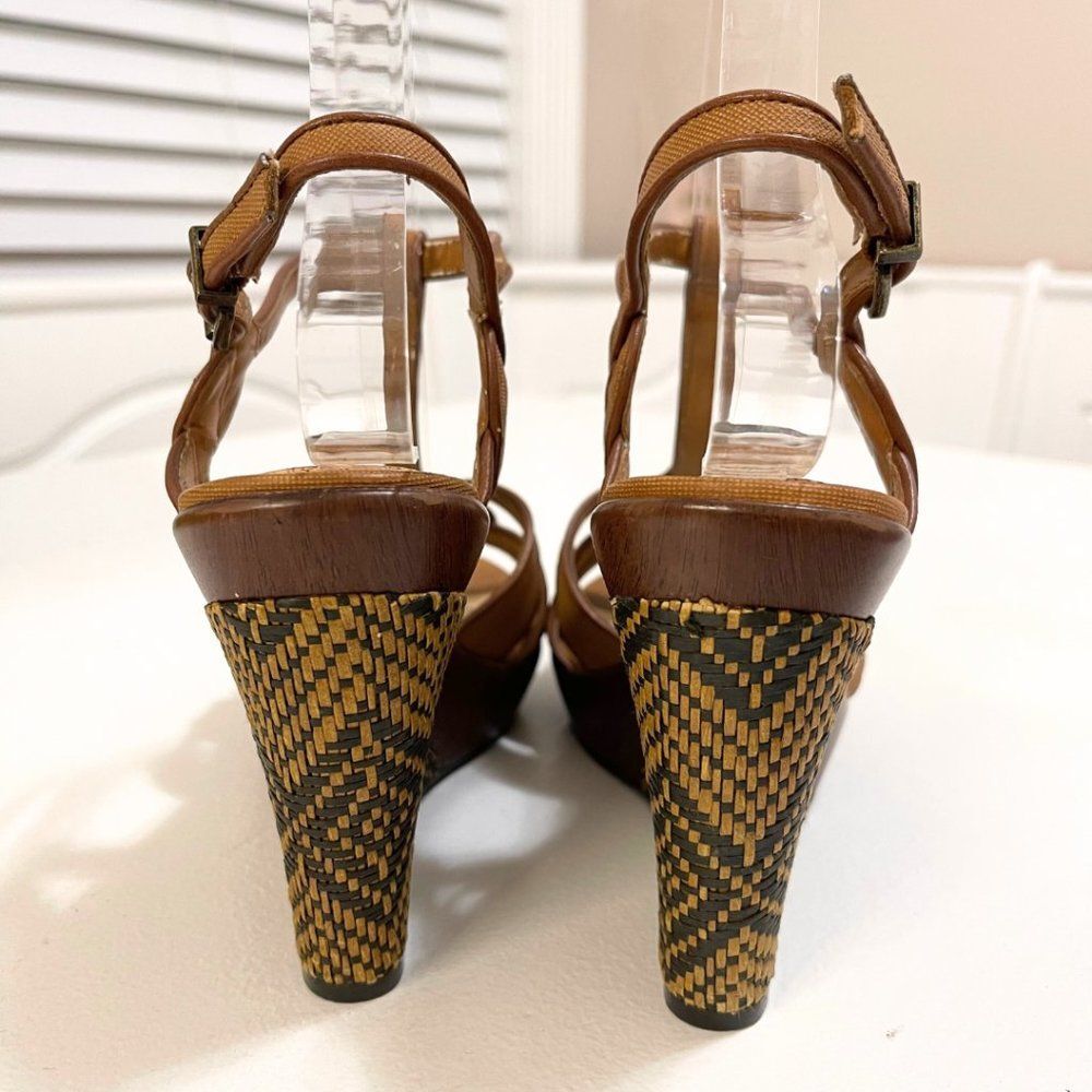 Women's Wedge Platform Sandals Size 8.5M - Picture 12 of 14